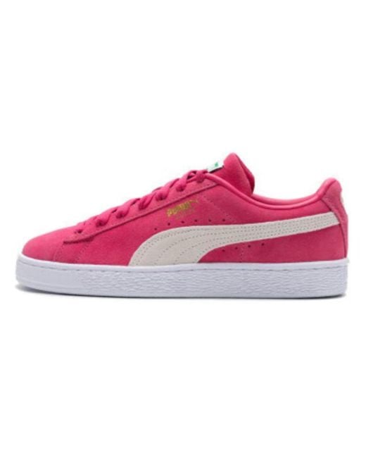 PUMA Pink Suede Classic Xxi Trainers for men