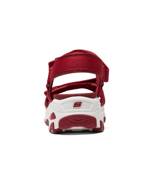 Skechers Red (Wmns) Dlites Retro Panda Sandals
