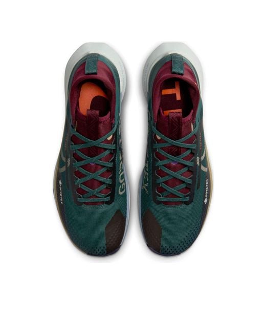 Nike Blue React Pegasus Trail 4 Gore-Tex 'Deep Jungle Night' for men