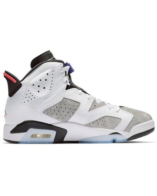 Nike White 6 Retro Ltr 'Flint' for men