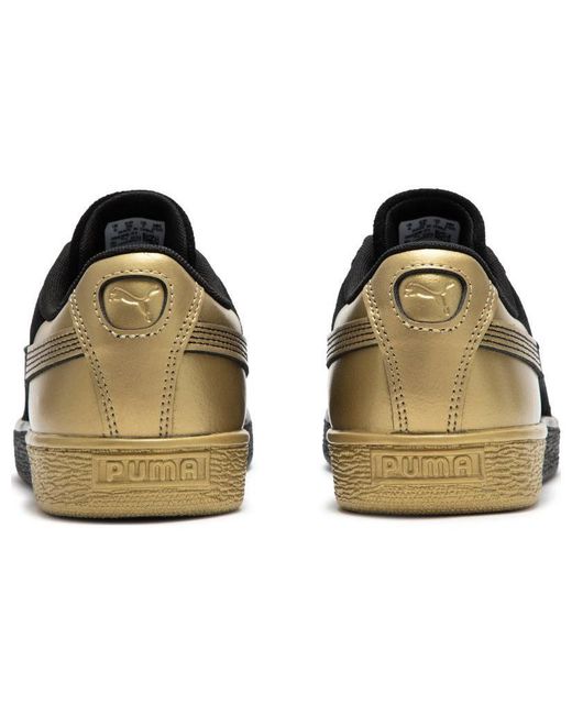 PUMA Black Suede Dance Crew Metallic' for men