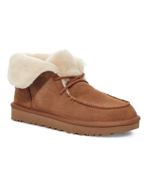Ugg Brown (Wmns) Diara Lacing Fleece Lined