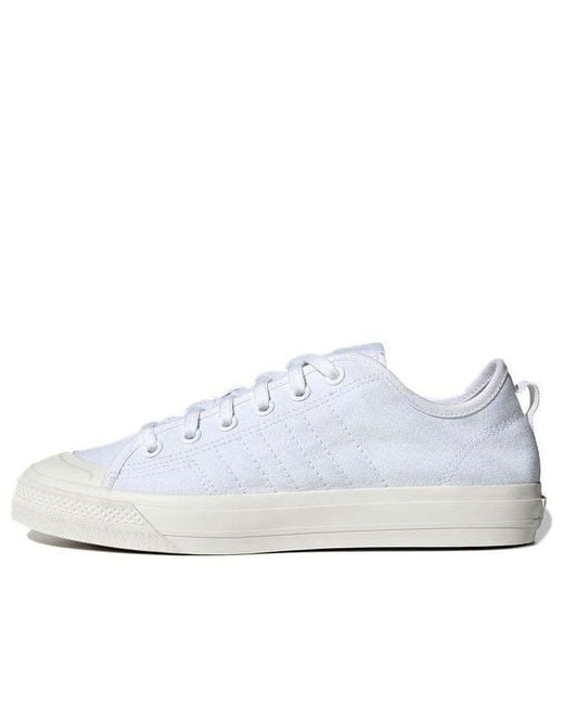 Adidas White Nizza Rf 'Triple' for men