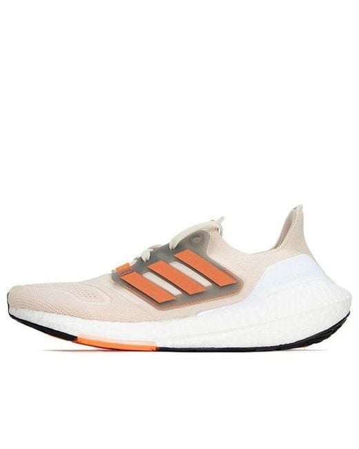 Adidas White Ultraboost 22 'Aluminium Impact' for men