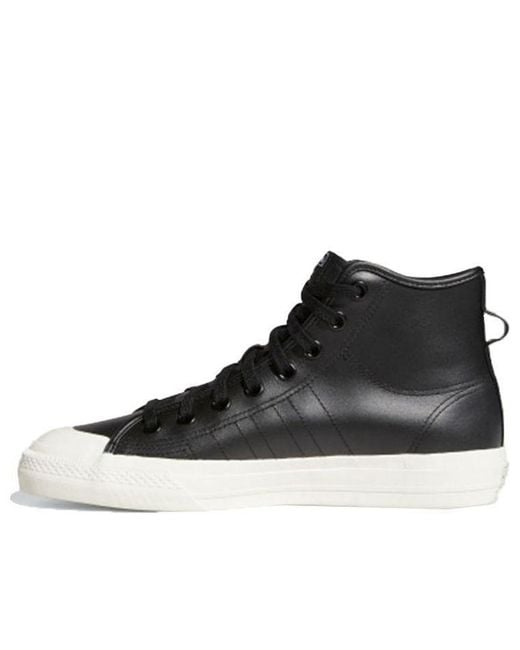 Adidas Black Nizza Hi Rf for men