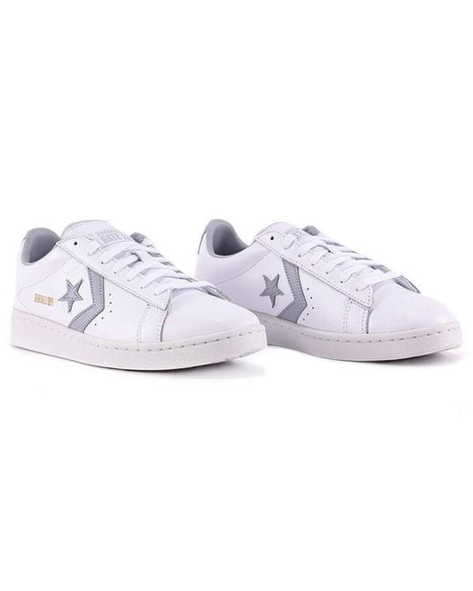 Converse White Pro Leather Low Gravel' for men