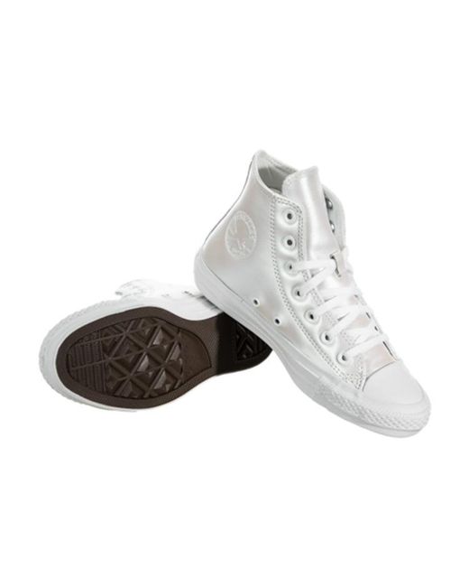 Converse White (Wmns) Chuck Taylor All Star Iridescent Leather