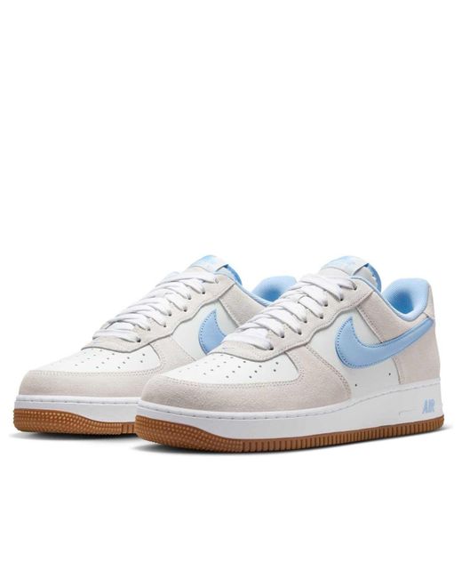 Nike Blue Air Force 1 '07 Lv8 'Photon Dust Psychic' for men