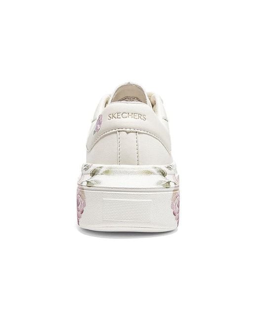 Skechers White (Wmns) Cordova Classic Painted Florals 'Natural'