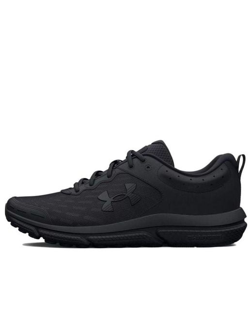 Under Armour Black Charged Assert 10 D Running Shoe,