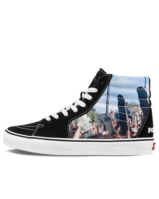 Vans Blue Moca X Frances Stark X Sk8-Hi 'Poets On The Pyre Iii, 2015'