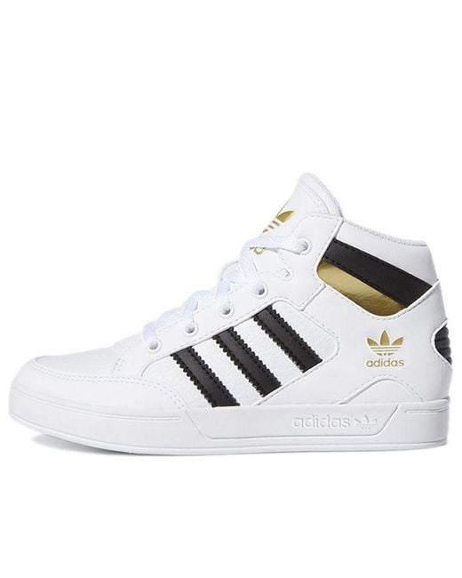 adidas Hard Court High J in White | Lyst