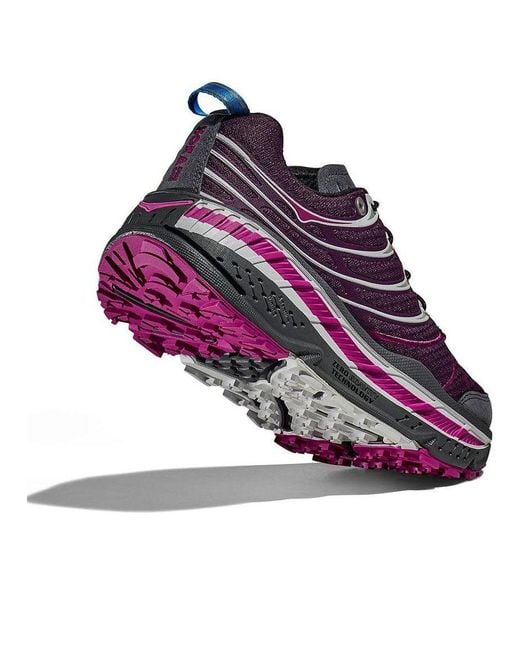 Hoka One One Purple Stinson Evo Og 'Aubergine Fuchsia' for men