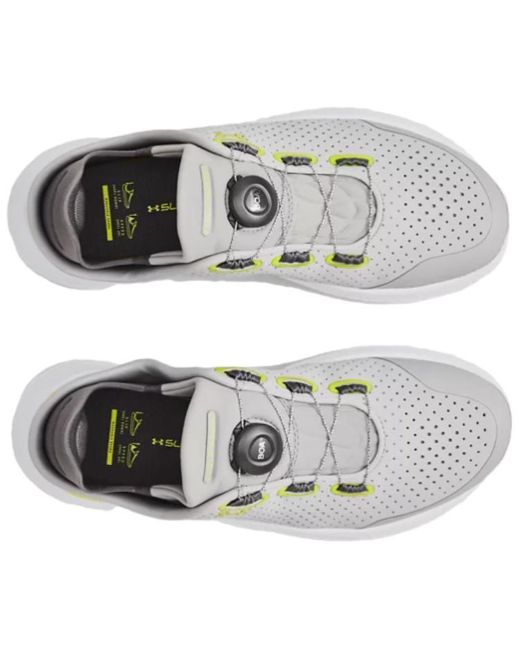 Under Armour White Slipspeed 'Halo' for men