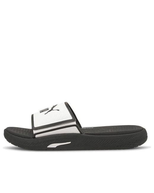 PUMA Black Softride Slide for men