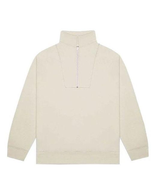 Fear Of God White Ss22 Half-zip Pullover