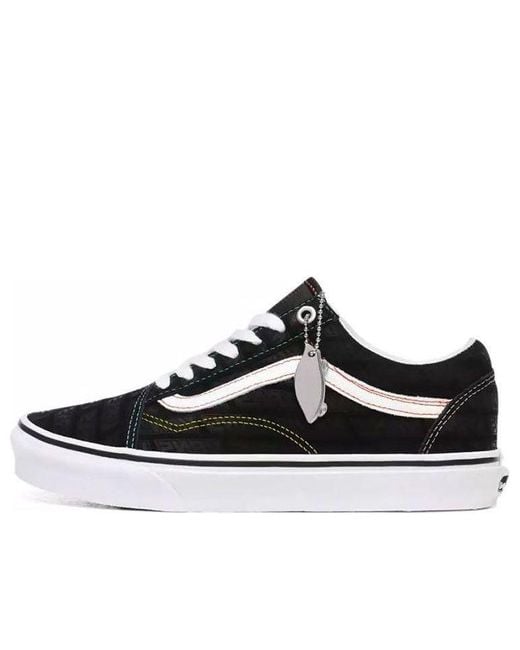 Vans Black Emboss Old Skool Shoes for men