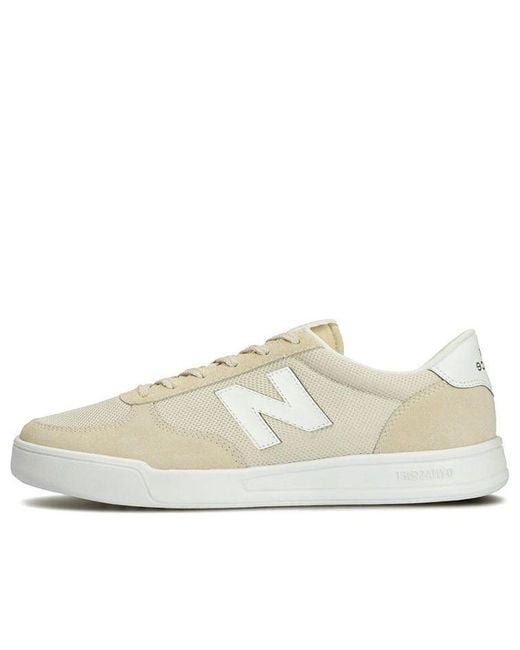 New Balance White Ct30 Series Low Top Retro Skate Shoes for men
