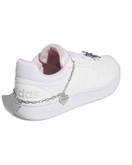 Adidas White (Wmns) Hoops 3.0 Shoes