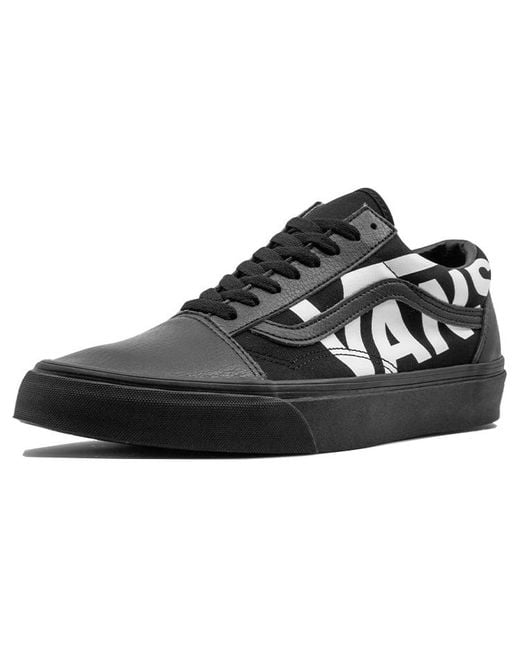 Vans Black Old Skool 'Big Logo' for men