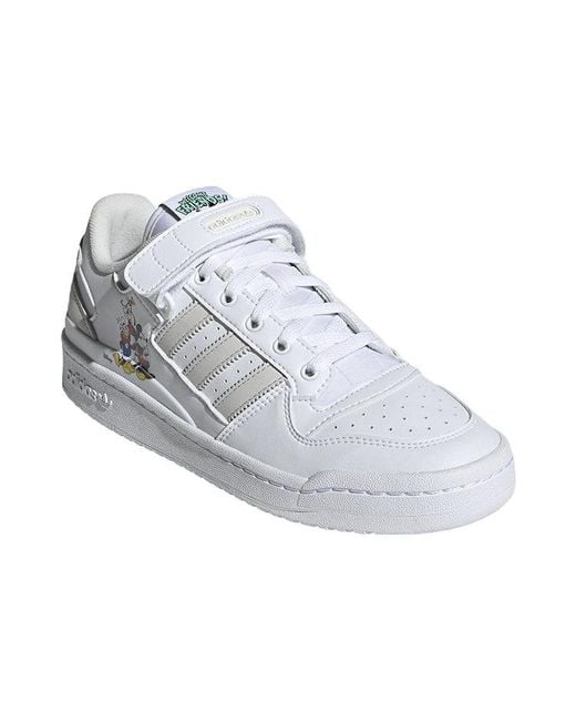 Adidas White Disney X Forum Low 'Welcome Friends! for men