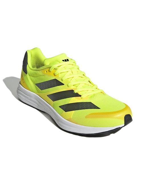 Adidas Yellow Adizero Rc 4 'Solar Night Metallic Beam' for men