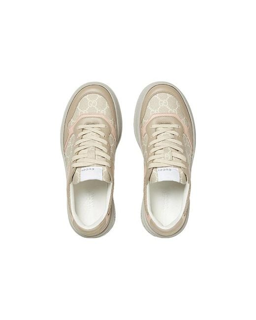 Gucci White (Wmns) Gg Sneaker 'Oatmeal Light'