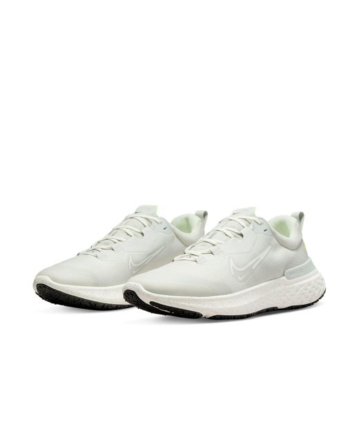 Nike White React Miler 2 Shield 'Summit' for men