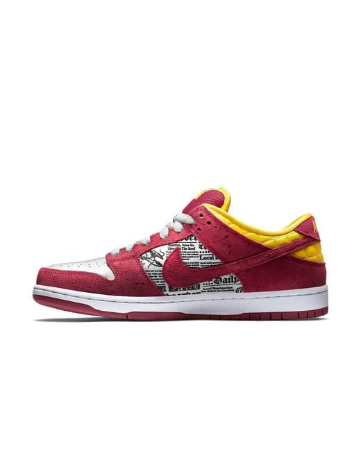 Nike Red Sb Dunk Low Premium Qs 'Crawfish' for men