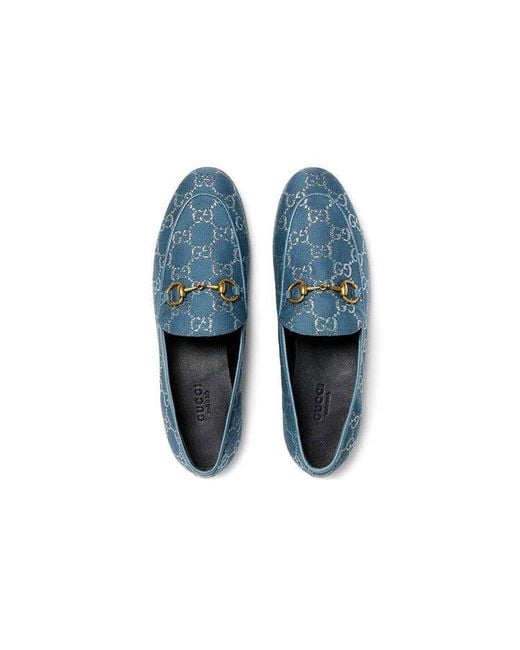 Gucci Blue (Wmns) Jordaan Loafers