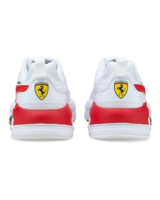 PUMA White Scuderia Ferrari X Race X-Ray 2 Rosso Corsa' for men