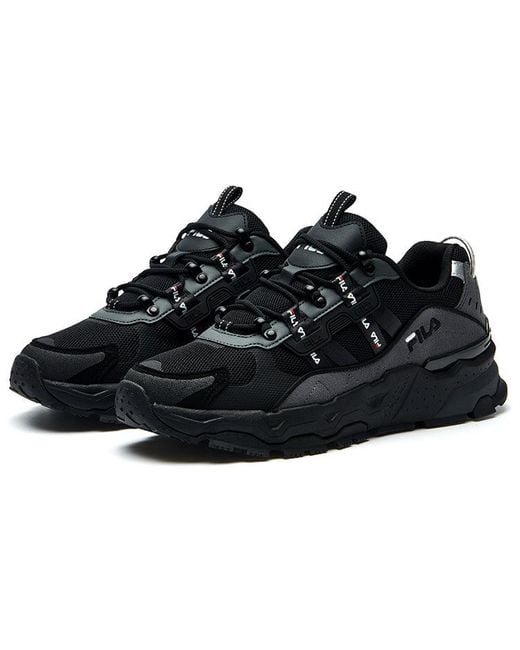 Fila Black Fashion Sneakers Low Running Shoes for men