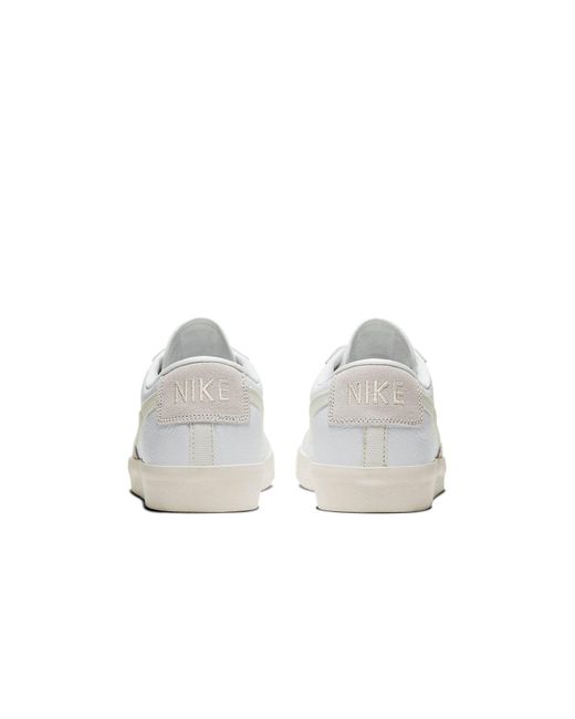 Nike White Blazer Low Leather 'Platinum Tint' for men