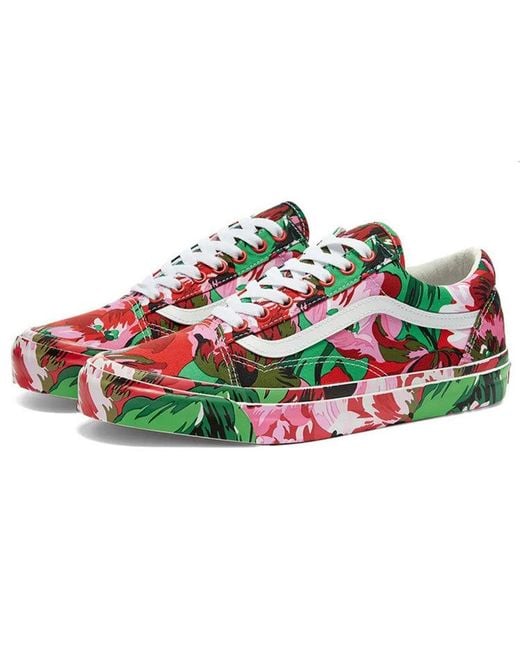 Vans Red Kenzo X Og Old Skool Lx 'Floral' for men
