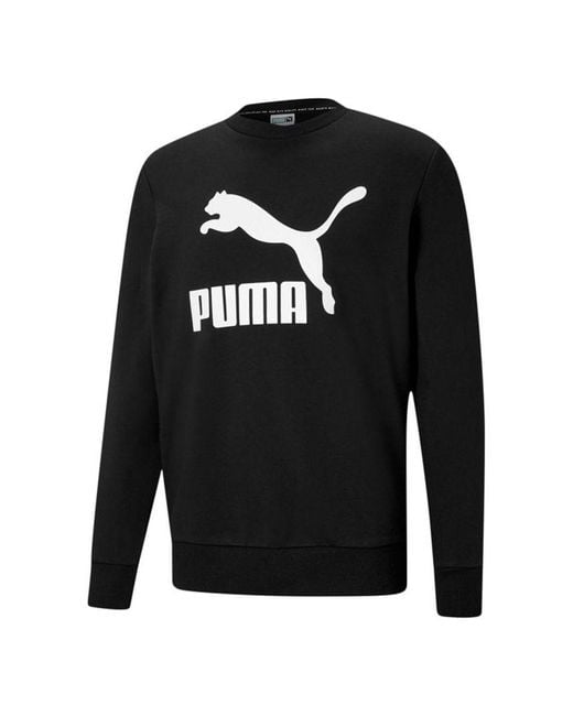PUMA Black Classics Logo Crew Tr Sweater for men