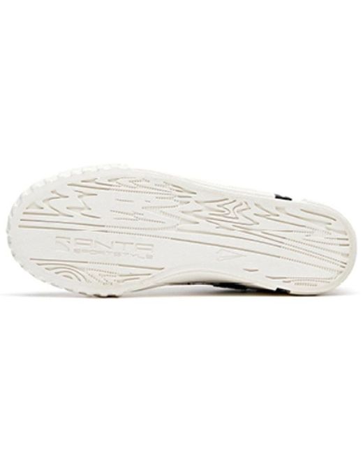 Anta White (Wmns) X Yale Hight Top Canvas Shoes 'Cream'