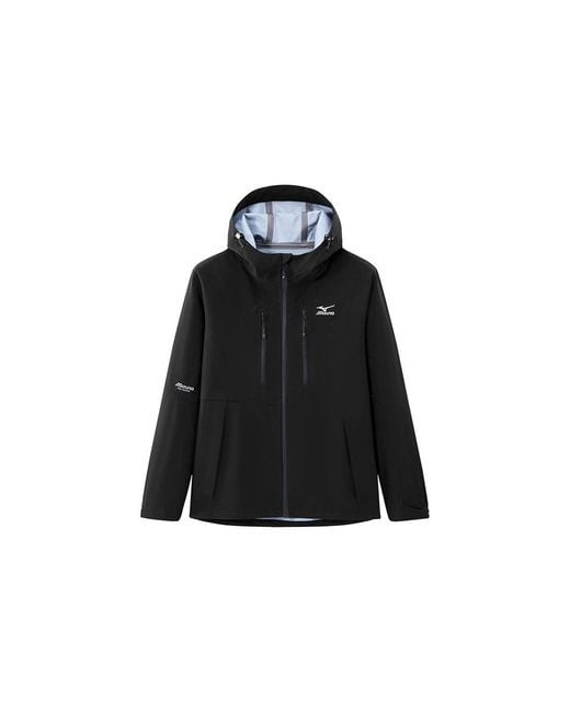 Mizuno Black Classic Logo Jacket for men