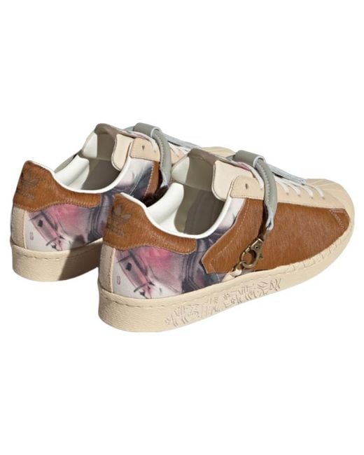 Adidas Brown Originals Superstar 80S X Han Meilin for men