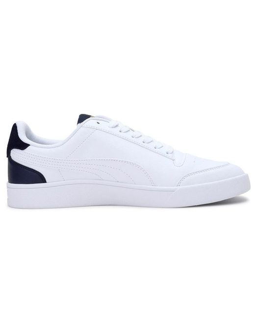 PUMA White Shuffle Sneakers for men