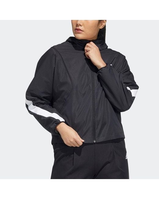 Adidas Blue (Wmns) Sports Hooded Jacket