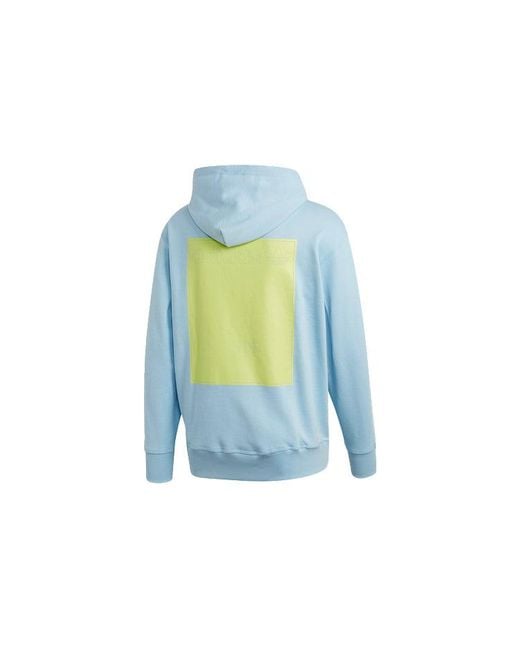 Adidas Blue Originals Kaval Series Printing Logo Casual Sports Pullover for men