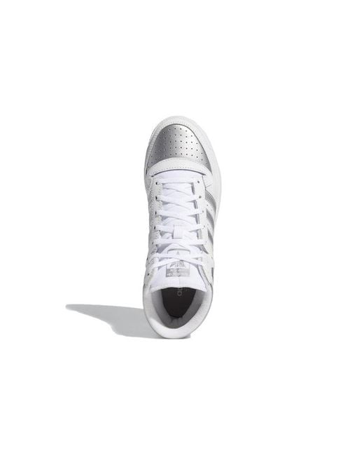 Adidas White (Wmns) Top Ten Hi Toe'