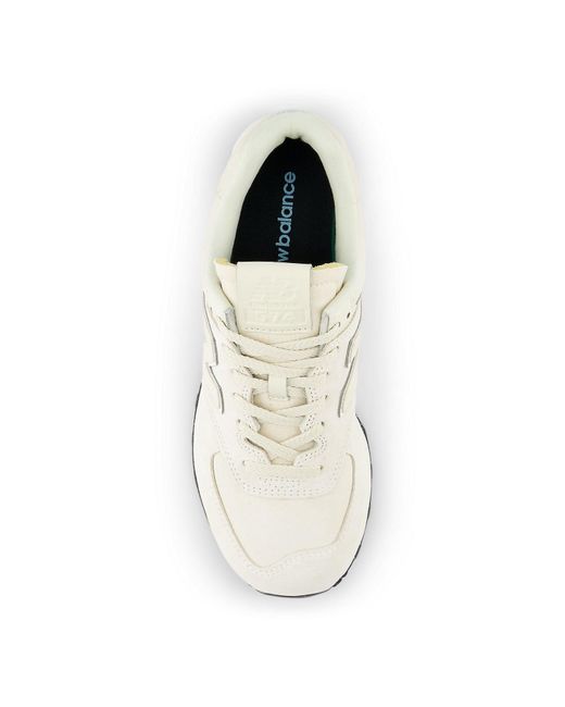 New Balance White 574 'Cream' for men