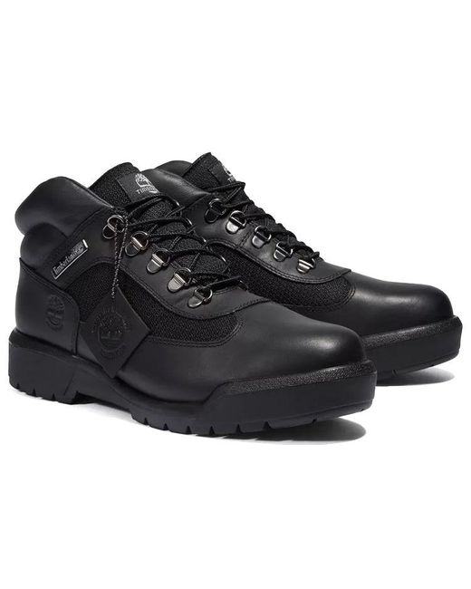 Timberland Black Waterproof Field Boots for men