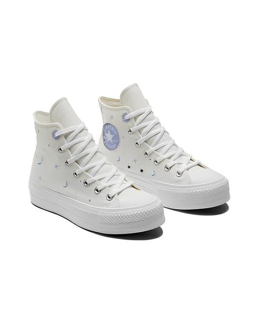 Converse White Chuck Taylor All Star Lift