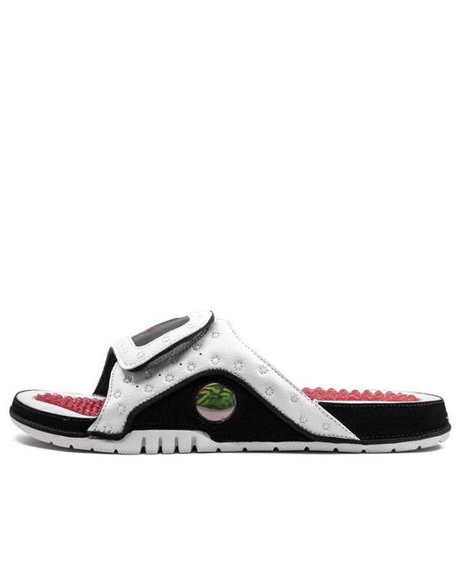 diferente Ilustrar radio Nike Jordan Hydro Retro Slide 'white Red Black' for Men | Lyst