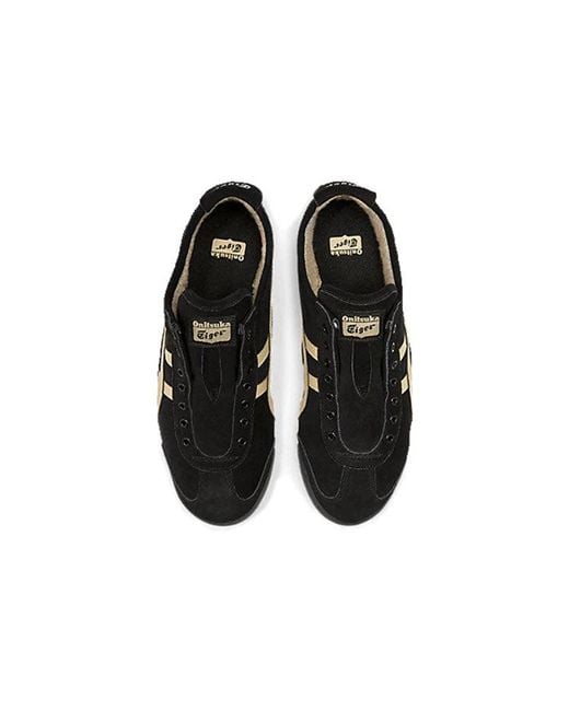 Onitsuka Tiger Black Mexico 66 Slip-On for men