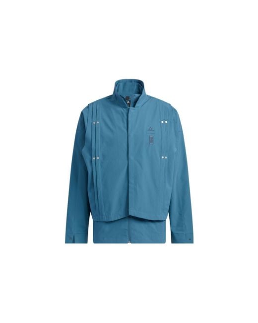 Adidas Blue Wj Trans Wv Jacket for men