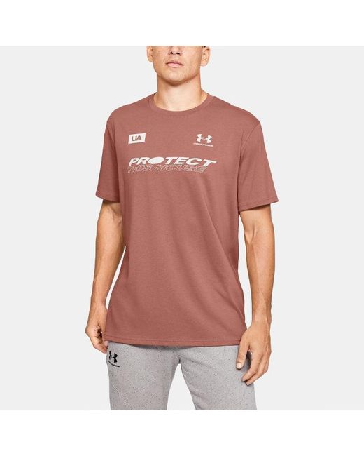 Under Armour Pink Graphics Training Sports for men