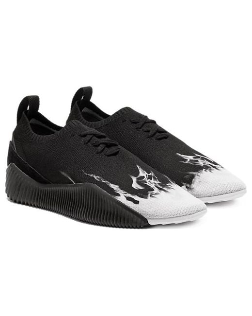 Onitsuka Tiger Black Acromount Knit 'Flames' for men